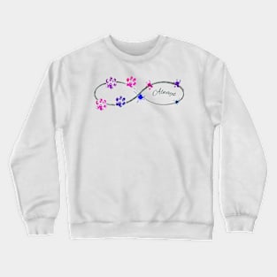 Always dog love - ink splash Crewneck Sweatshirt